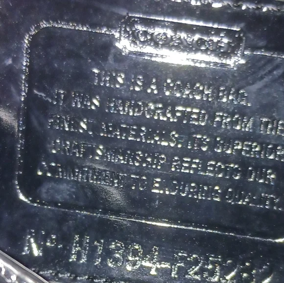 Coach Leopard Print Tote Shoulder Bag Black Purple Nylon Canvas Purse - Picture 4 of 5